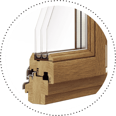деревянные окна из дуба